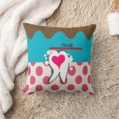 歯科衛生士の歯の枕カスタマイズ可能なIII クッション (ブランケット)