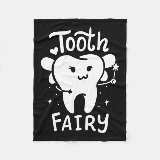 歯科衛生士の歯科医ギフト フリースブランケット (正面)