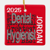 歯科衛生士カスタム外科 セラミックオーナメント (正面)