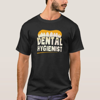 歯科衛生士クリニック歯科医チーム衛生 Tシャツ