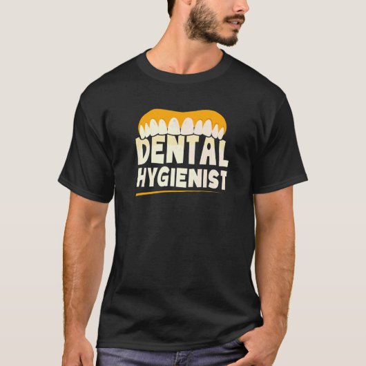 歯科衛生士クリニック歯科医チーム衛生 Tシャツ (正面)
