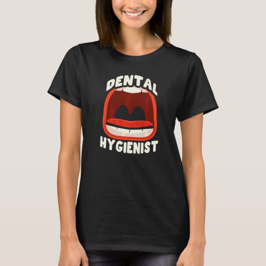 歯科衛生士チームクリニック歯科衛生学1 Tシャツ (正面)