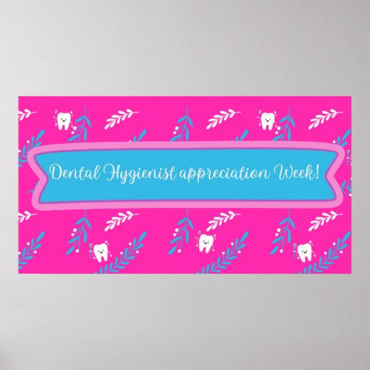 歯科衛生士バナー ポスター (正面)