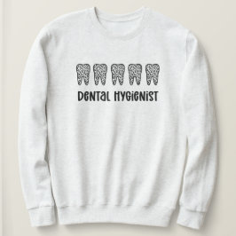 歯科衛生士レオパード印歯 スウェットシャツ
