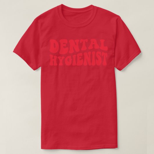 歯科衛生士レトロ歯科衛生士3 Tシャツ (デザイン正面)