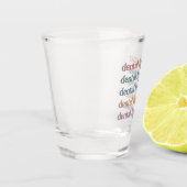 歯科衛生士レトロ | RDH歯医者の歯科用ギフト ショットグラス (左)