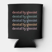 歯科衛生士レトロ | RDH歯医者の歯科用ギフト 缶クーラー (正面)