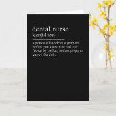 歯科衛生士定義Zfa口腔科医 カード (黄色い花)