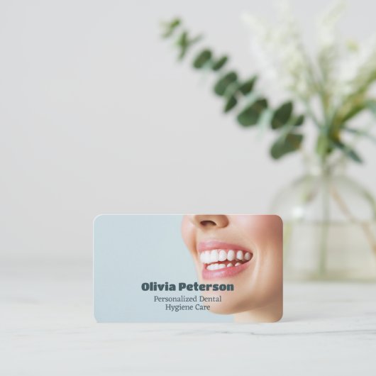 歯科衛生士歯科医 名刺 (スタンド正面)