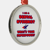 歯科衛生士…あなたの超大国は？ メタルオーナメント (右)