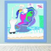 歯科衛生士🦷 キャンバスプリント (インサイチュ (ウッドフロア))