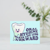 歯科衛生士 ポストカード (スタンド正面)