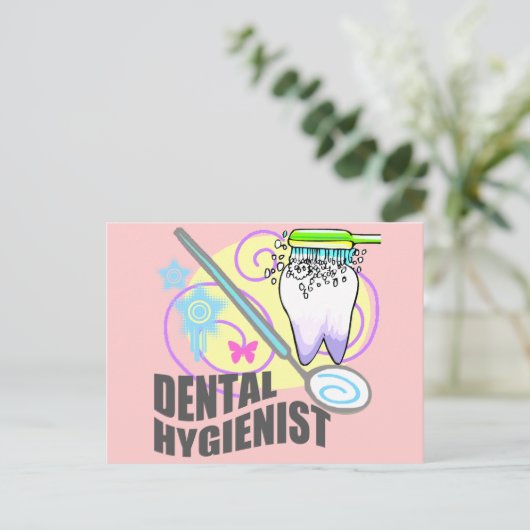 歯科衛生士 ポストカード (スタンド正面)