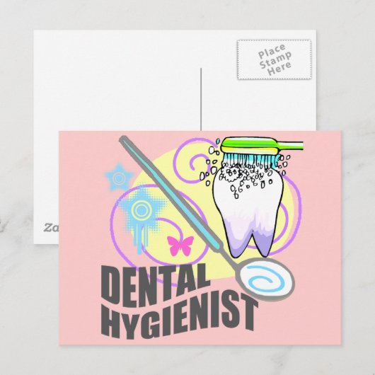 歯科衛生士 ポストカード (正面/裏面)