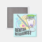 歯科衛生士 マグネット (正面/裏面)