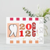 歯科衛生士 卒業招待状 招待状 (スタンド正面)