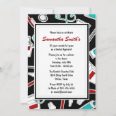 歯科衛生士/歯医者退職パーティー 招待状 (裏面)