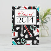 歯科衛生士/歯学部の卒業 招待状 (スタンド正面)