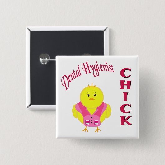 歯科衛生士 缶バッジ (正面&裏面)