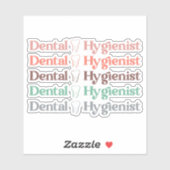 歯科衛生士 | RDH歯医者の歯科用ギフト シール (シート)