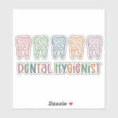 歯科衛生士 | RDH歯医者ヒョウの歯ギフト シール (シート)
