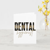 歯科衛生士 | RDH登録歯科衛生士 カード (黄色い花)