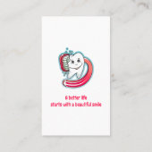 歯科衛生子供へ |歯医者 名刺 (裏面)