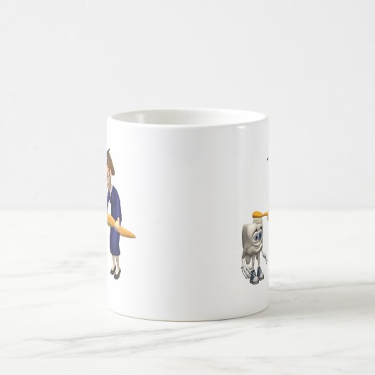 歯科衛生学または歯科医の卒業のギフト コーヒーマグカップ (中央)