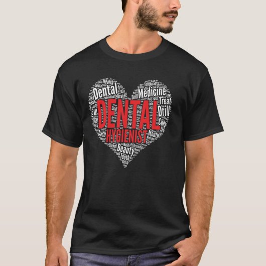 歯科衛生学週間RDH歯科医師助手の卒業生 Tシャツ (正面)