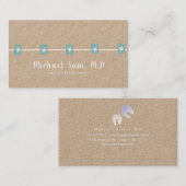 歯科衛生歯科矯正医ブレース歯クラフト 名刺 (正面/裏面)