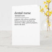 歯科補助歯医定義ZFA歯医者 カード (黄色い花)