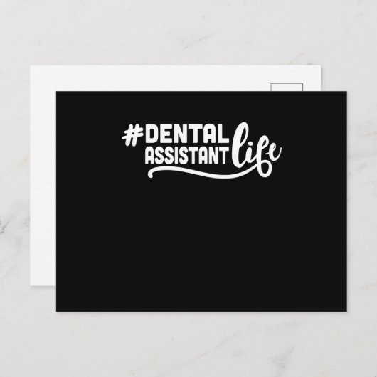 歯科補助生命歯科衛生歯科 ポストカード (正面/裏面)