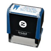 歯科診療歯科事務所の歯のロゴのカスタム セルフインキングスタンプ (商品)