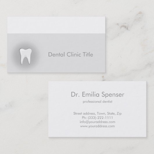 歯科診療用名刺 名刺 (正面/裏面)