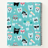 歯科診療衛生歯科用歯科かわいい歯 ノートブック (裏面)
