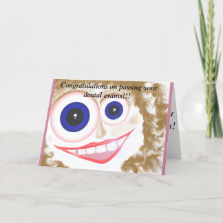 歯科試験おめでとう カード