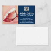 歯科試験 | QRスキャンコード名刺 名刺 (正面/裏面)