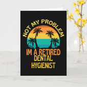 歯科退職した衛生士はもう問題じゃない カード (黄色い花)