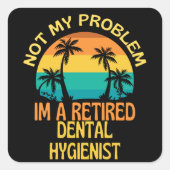 歯科退職した衛生士はもう問題じゃない スクエアシール (正面)