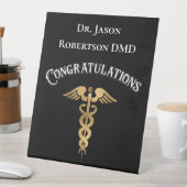 歯科金ゴールドおめでとう  台座サイン (インサイチュ)