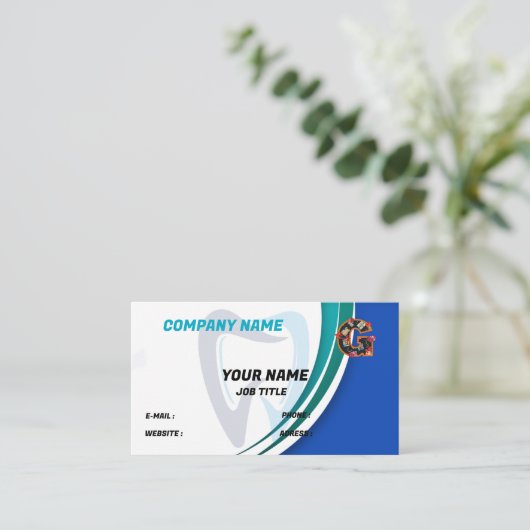 歯科 名刺 (スタンド正面)