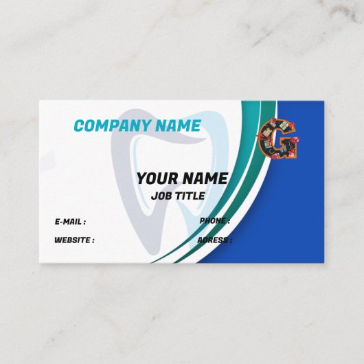 歯科 名刺 (正面)
