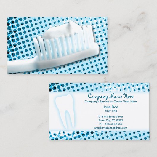 歯科 名刺 (正面/裏面)