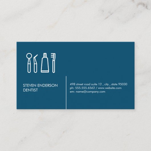 歯科 名刺 (正面)