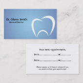 歯科-名刺 予約カード (正面/裏面)