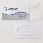 歯科-名刺 予約カード (正面/裏面)