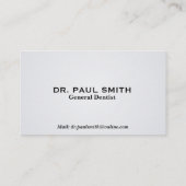 歯科-名刺 名刺 (裏面)