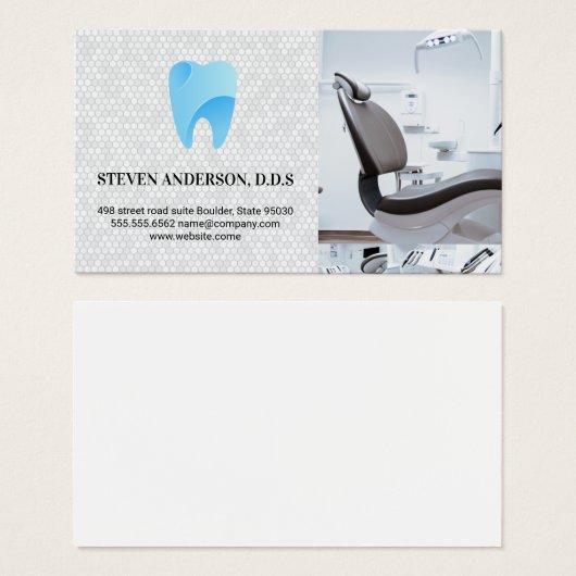 歯科 |歯のロゴ (正面&裏面)