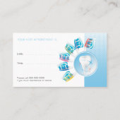 歯科 |歯医者ユニーク 予約カード (裏面)