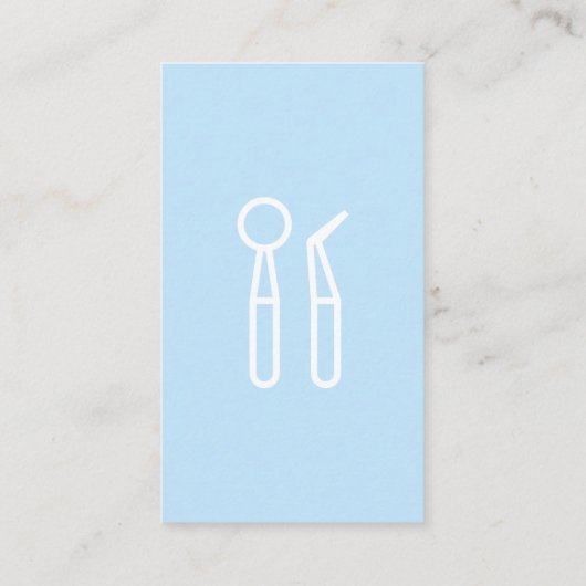 歯科 |歯検査 名刺 (裏面)